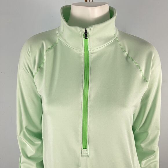Under Armour Women's ColdGear 1/4 Zip Long Sleeve Thermal Pullover Top - Large - Picture 4 of 12